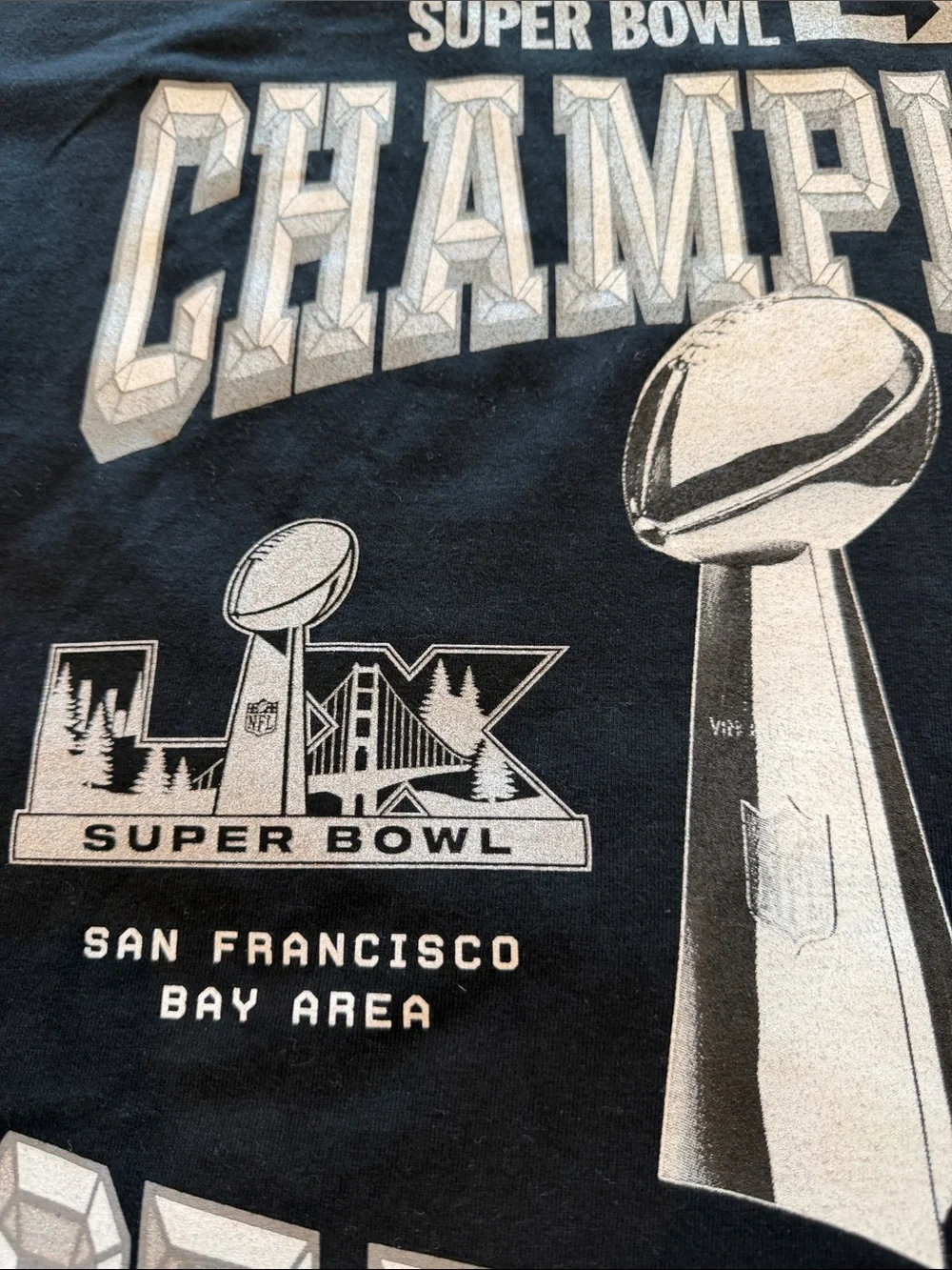 Nike Adult XL Seattle Seahawks NFL Super Bowl LX Champions Trophy Collection Tee
